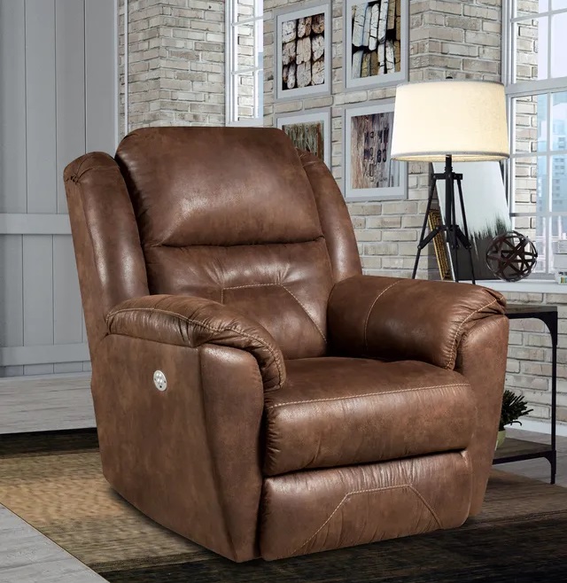 Front view of Southern Motion Pandora power recliner 