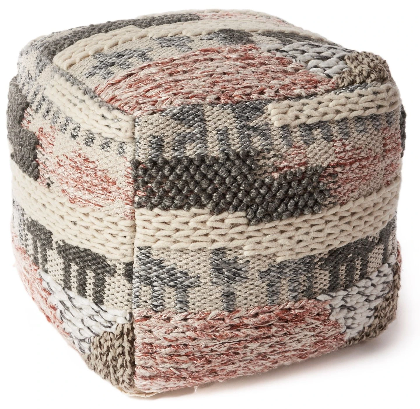 The KAS Rugs Soho Oasis collection pouf 