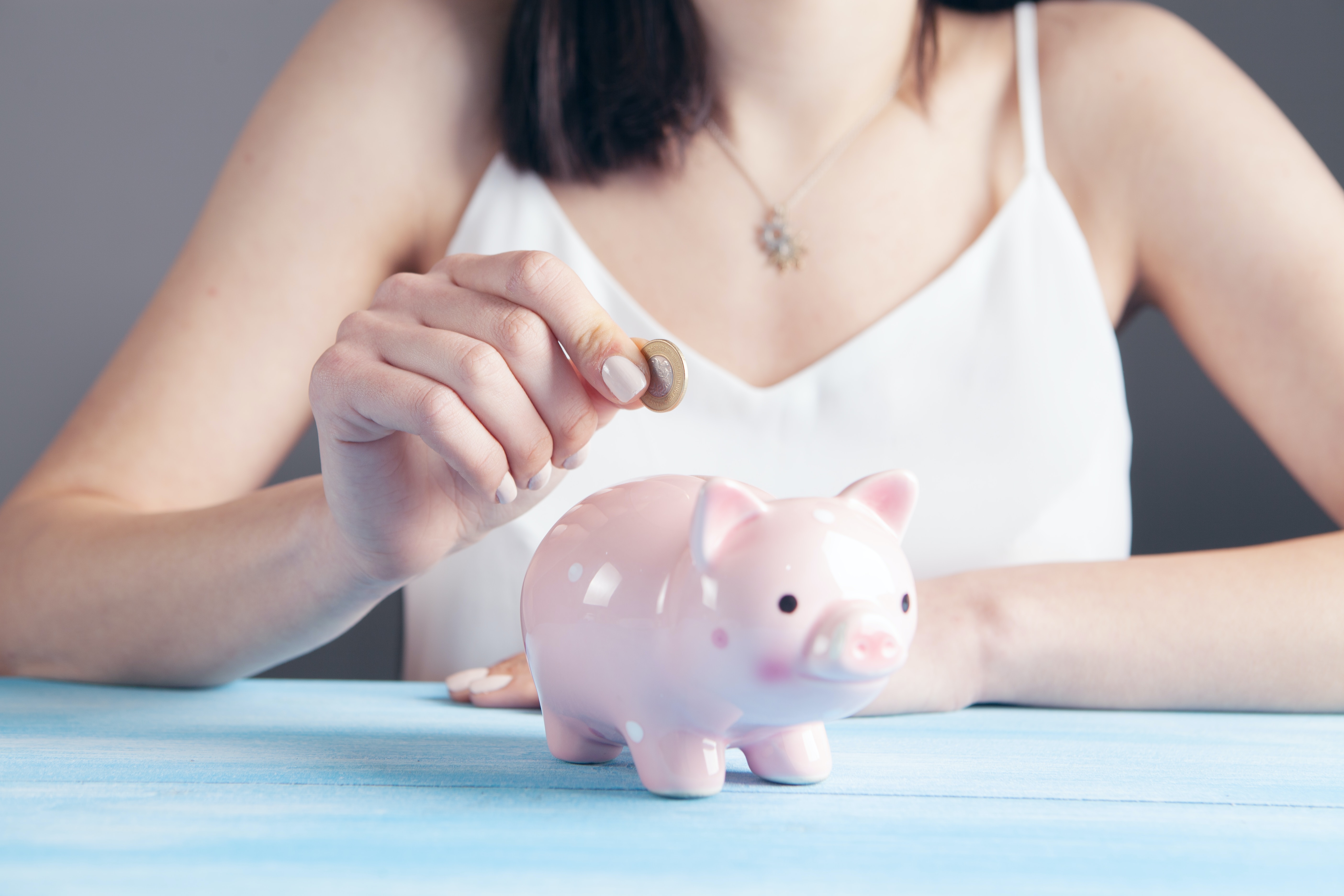 Saving Money Piggy Bank