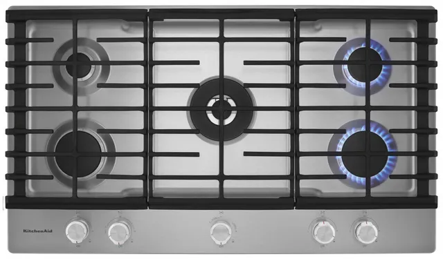 36 Professional Gas Cooktop - 5 Burners