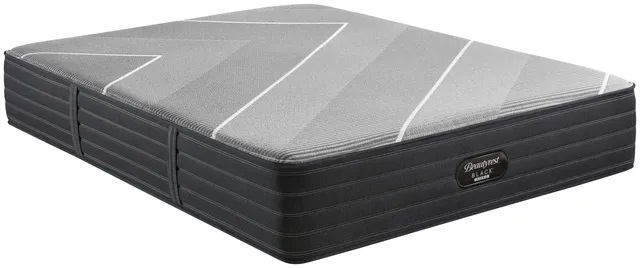 Side view of Beautyrest 700810874-1050 queen-size plush hybrid mattress  