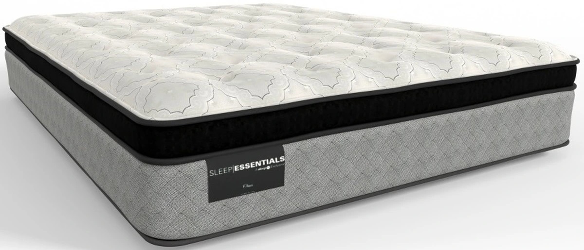 Side view of Sleep Essentials Oasis queen-size best Euro top mattress 