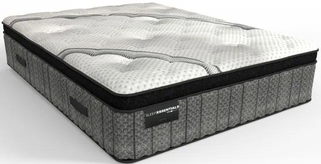 Front view of Sleep Essentials 27759 Danbury queen-size latex hybrid mattress 