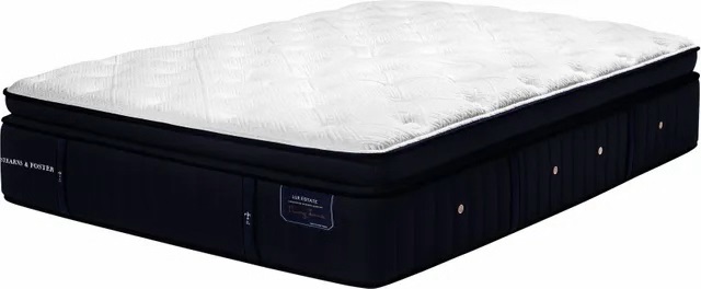Side view of Stearns & Foster 52513051 Lux Estate queen-size pillow top mattress 