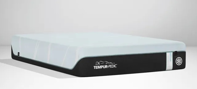 Front view of Tempur-Pedic 10242150 queen-size medium memory foam mattress 