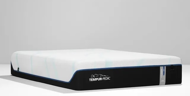 Side view of Tempur-Pedic Luxeadapt 10741150 mattress 