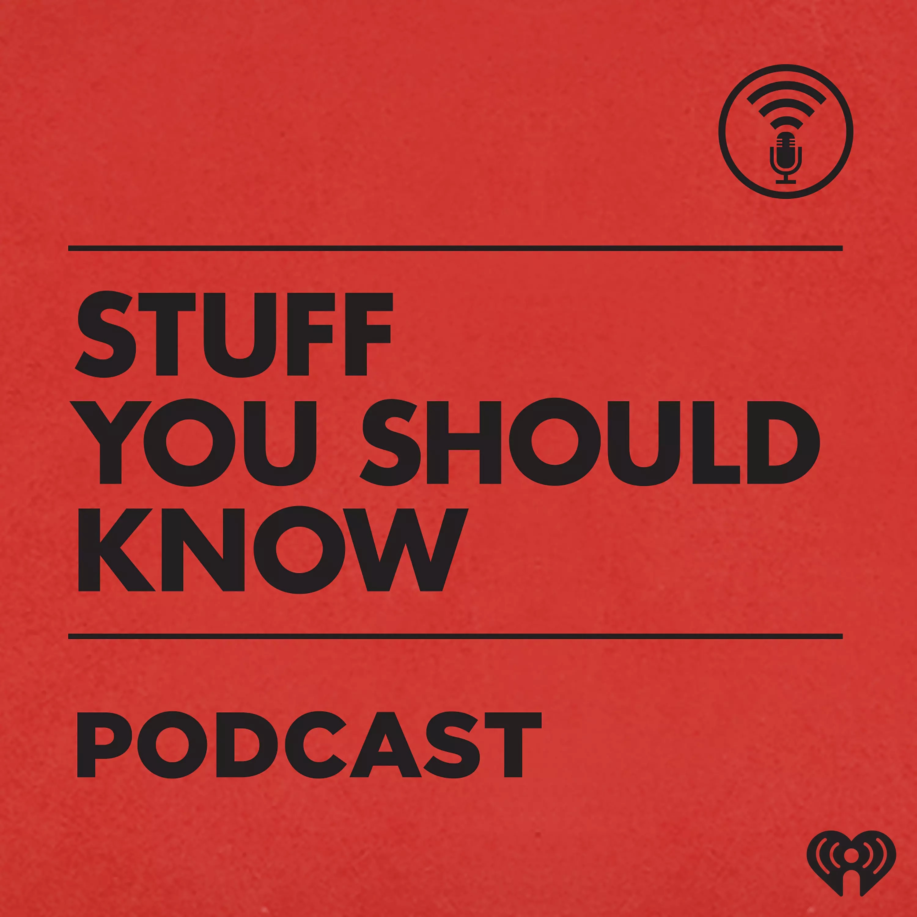 Graphic logo of Stuff You Should Know podcast