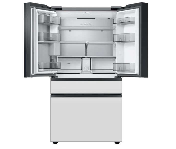 Samsung Bespoke refrigerator with doors open