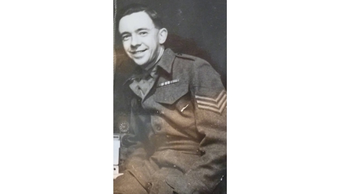 John Bowers in WWII uniform