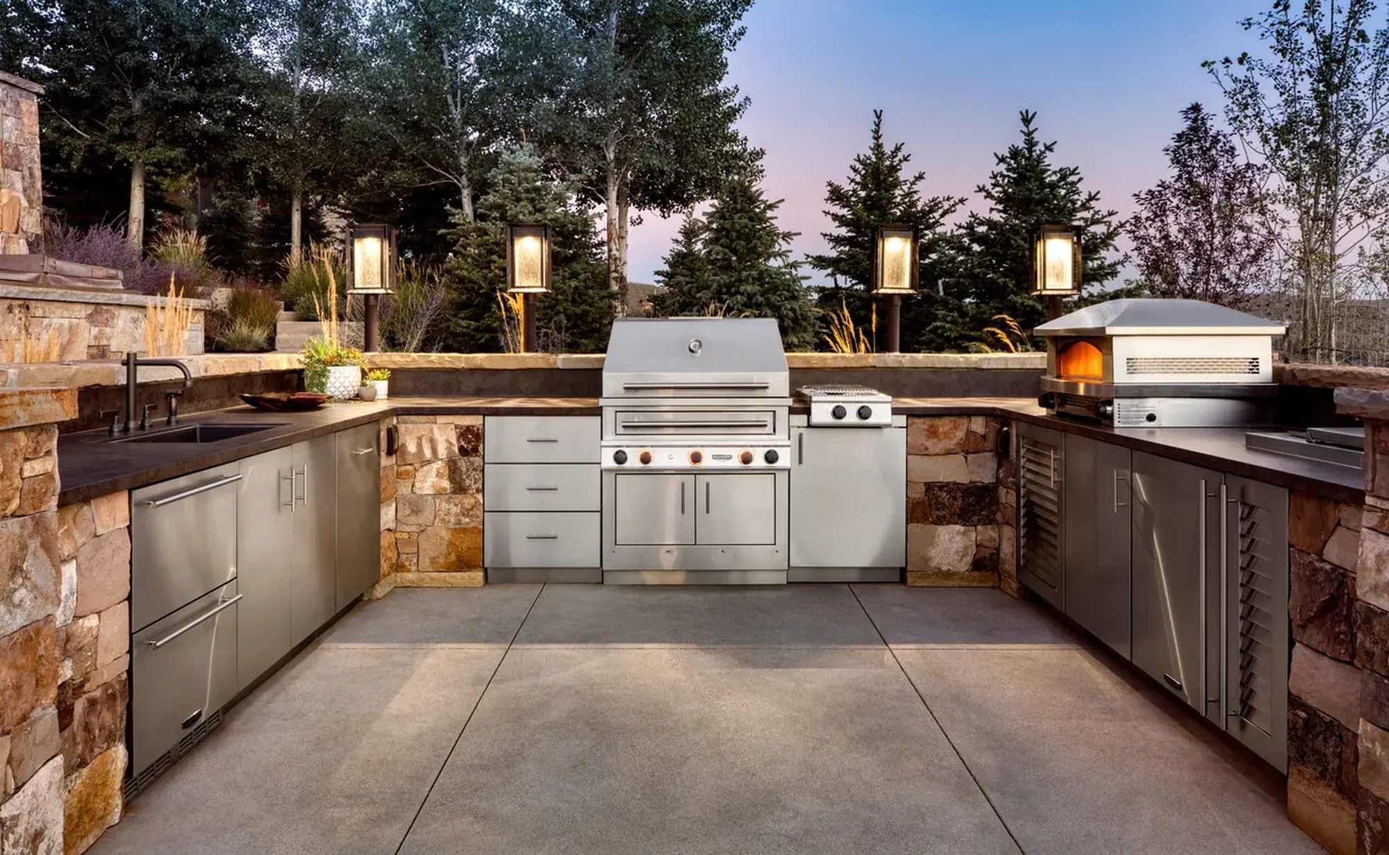 Outdoor kitchen appliances best sale