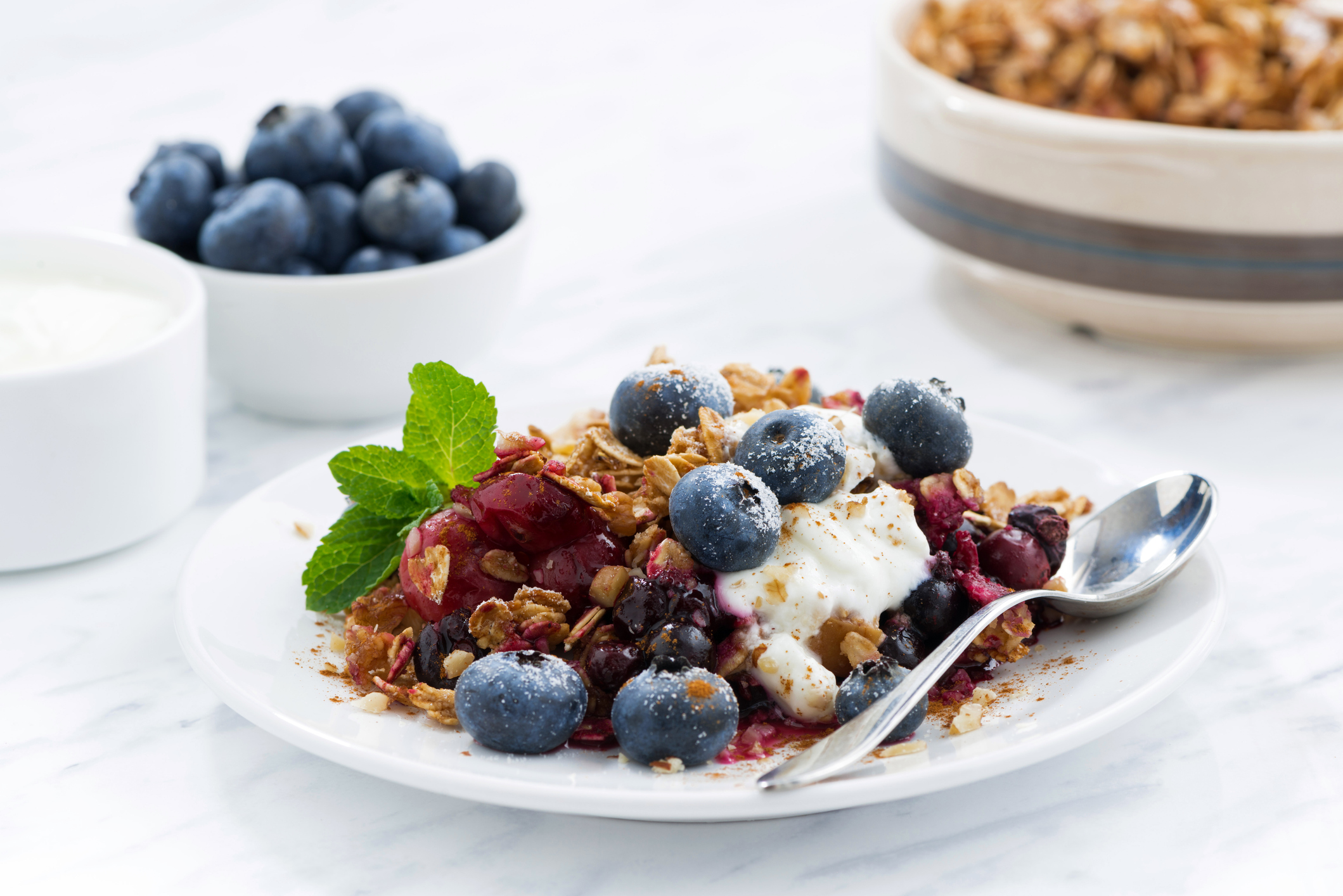 Blueberry ‘Oatmeal’ Breakfast Cake | Johnson Mertz