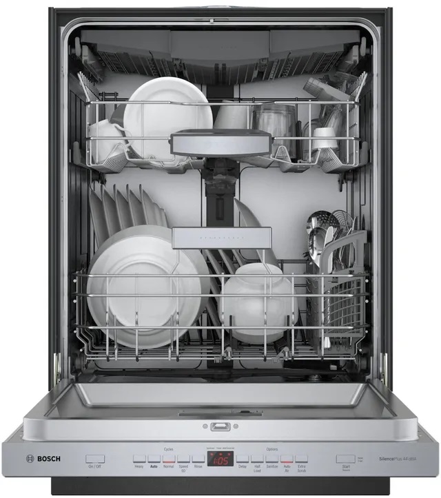 product image of Bosch 500 Series 24” Stainless Steel Built-In Dishwasher SHP865ZP5N