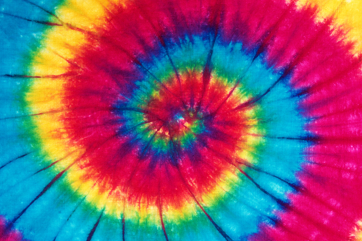 spiral tie dye