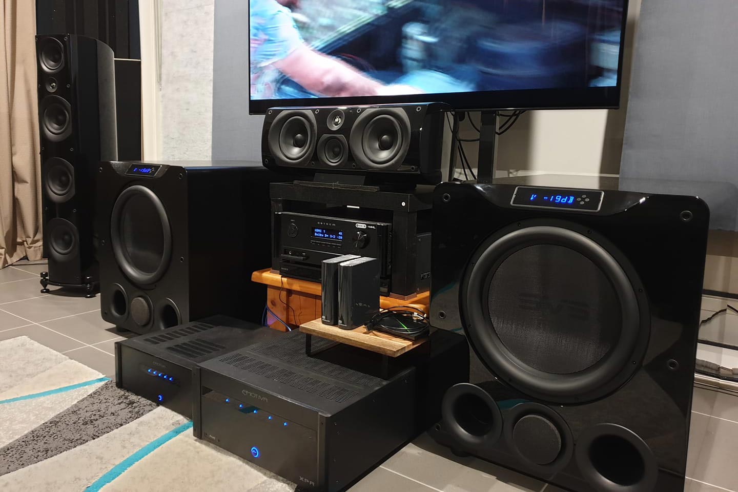 2 subwoofers for home theater