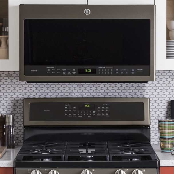 ge slate wall oven and microwave