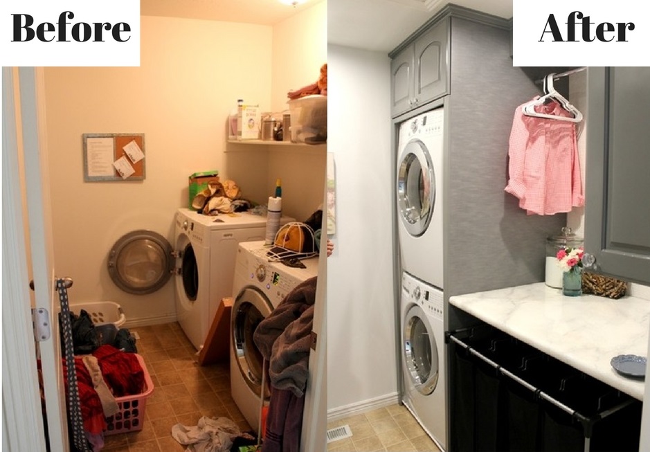 Laundry Room - Before and After