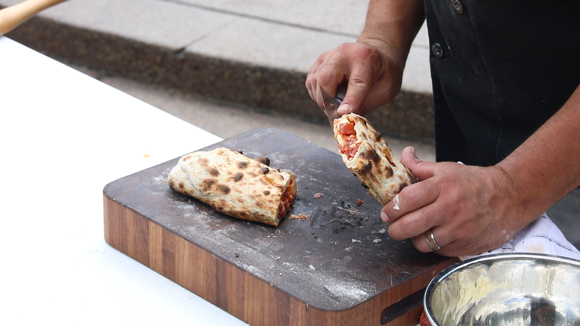 How to Make a Calzone with an Ooni Pizza Oven