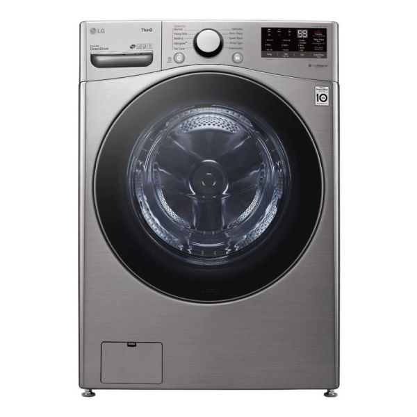 LG WM1455HWA 2.4 Cu ft Compact Front Load Washer with Built-In