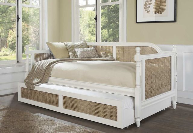 Hillsdale Furniture Melanie White Twin Daybed with Trundle-1