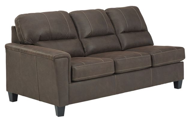 Signature Design by Ashley® Navi Chestnut 2-Piece Sleeper Sectional with Chaise 1