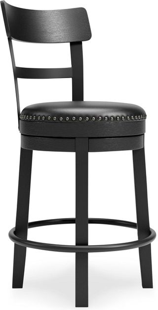 Signature Design by Ashley® Valebeck Black  Counter Height Bar Stool