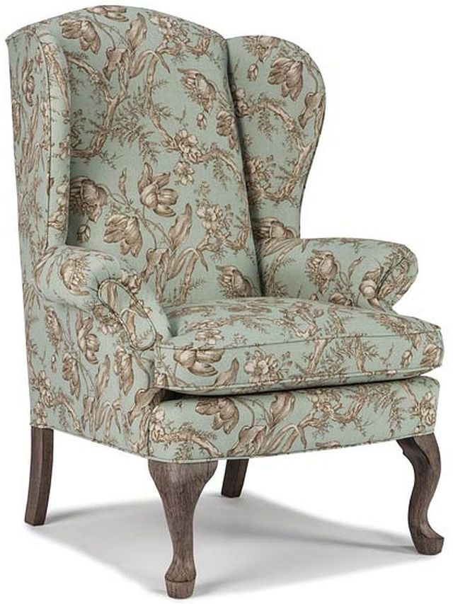 Best Home Furnishings® Sylvia Riverloom Queen Anne Wing Chair