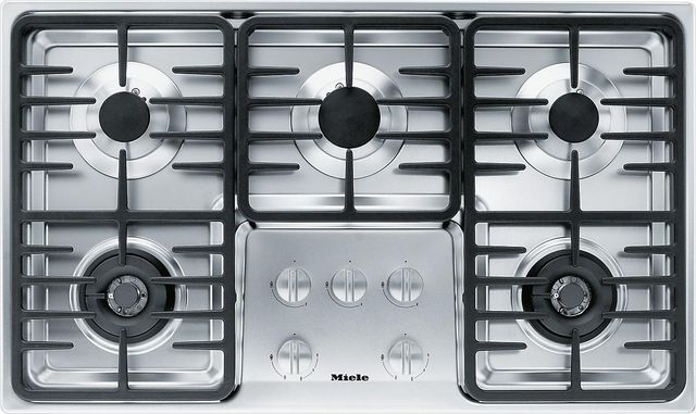 Miele 36" Stainless Steel Gas Cooktop-0