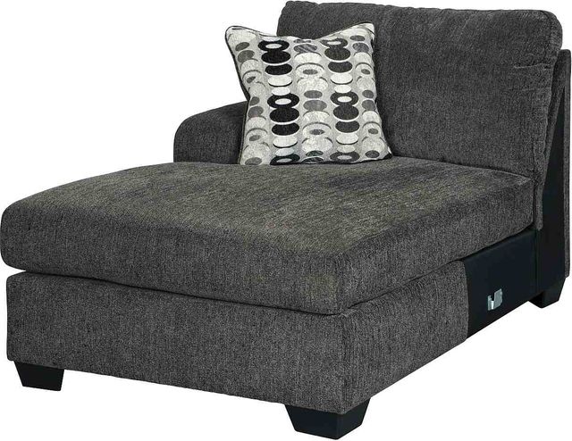 Signature Design by Ashley® Ballinasloe 3-Piece Smoke Right-Arm Facing Sectional with Chaise-2