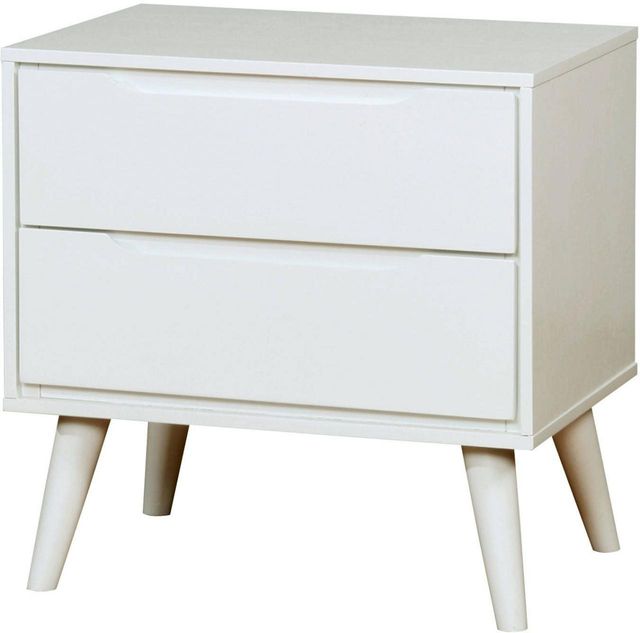 Furniture of America® Lennart II White Nightstand