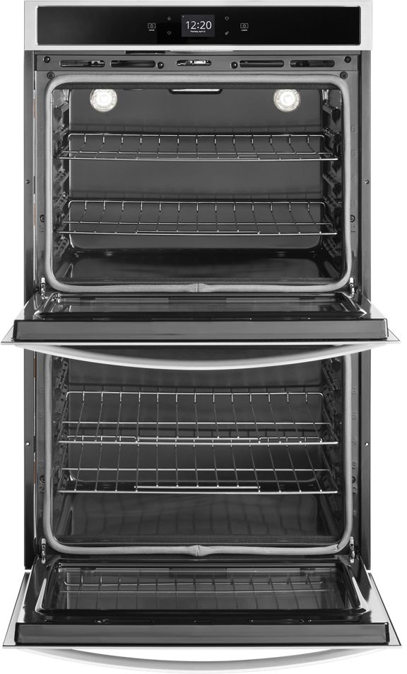 Whirlpool® 27" Stainless Steel Electric Built In Double Oven-1