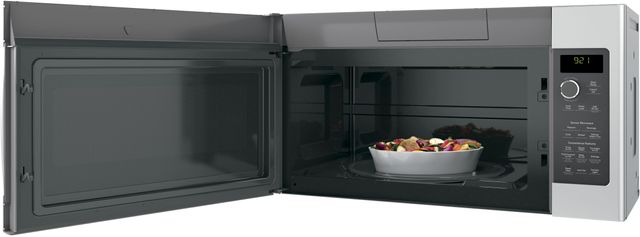 GE Profile™ Series 2.1 Cu. Ft. Stainless Steel Over The Range Microwave 2