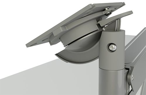 Chief® Silver Koncis™ Dual Monitor Arm Mount 9