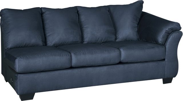 Signature Design by Ashley® Darcy 2-Piece Blue Sectional with Chaise 1