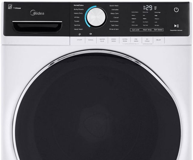 Midea 5.2 Cu. Ft. White Front Load Washer 7