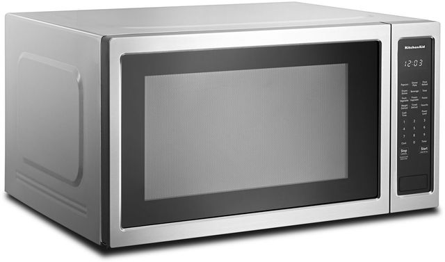 KitchenAid® 2.2 Cu. Ft. Stainless Steel Countertop Microwave Oven 4