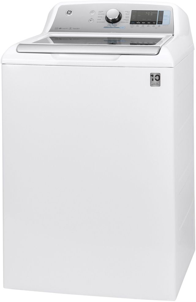 GE® 5.2 Cu. Ft. White Top Load Washer 9