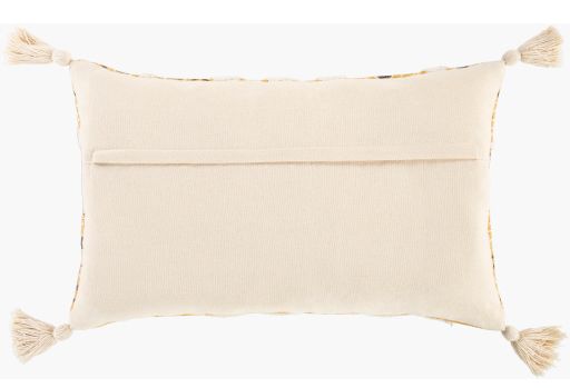 Surya Binga Saffron 14" x 22" Toss Pillow with Polyester Insert 2