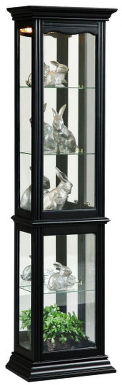 Pulaski PFC Curio Onyx Black Display Cabinet 0