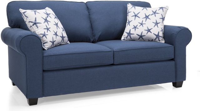 Decor-Rest® Furniture LTD 2179 Blue Double Sleeper Sofa