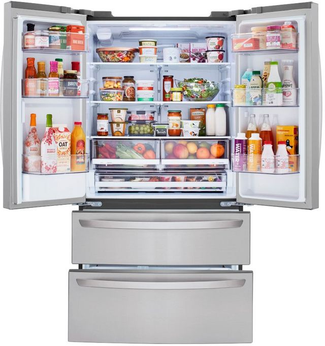 LG 28.6 Cu. Ft. PrintProof™ Stainless Steel French Door Refrigerator ...