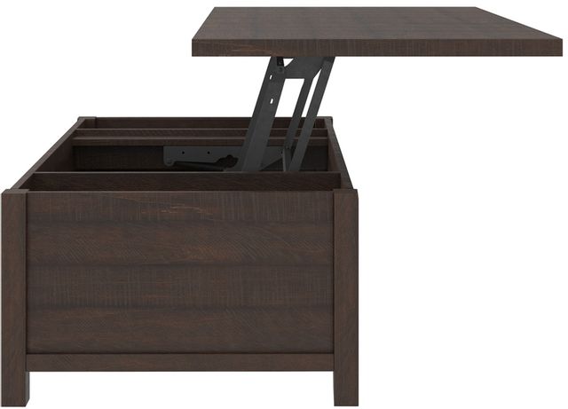 Signature Design by Ashley® Camiburg Warm Brown Rectangle Lift Top Cocktail Table 10