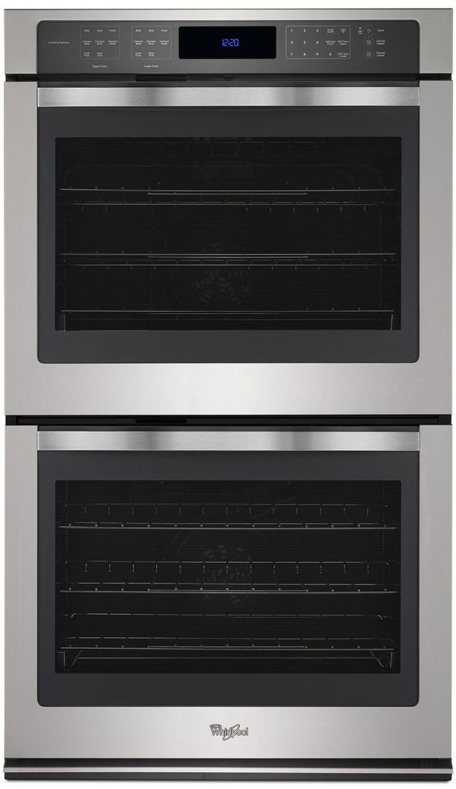 Whirlpool® 30" Built In Electric Double Oven-Stainless Steel