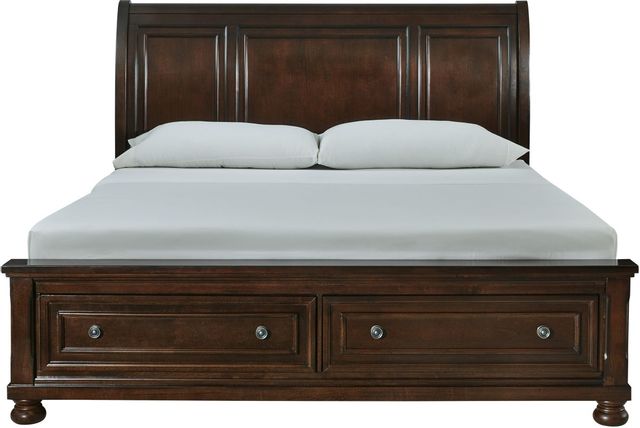 Millennium® by Ashley® Porter Rustic Brown King Sleigh Bed 2