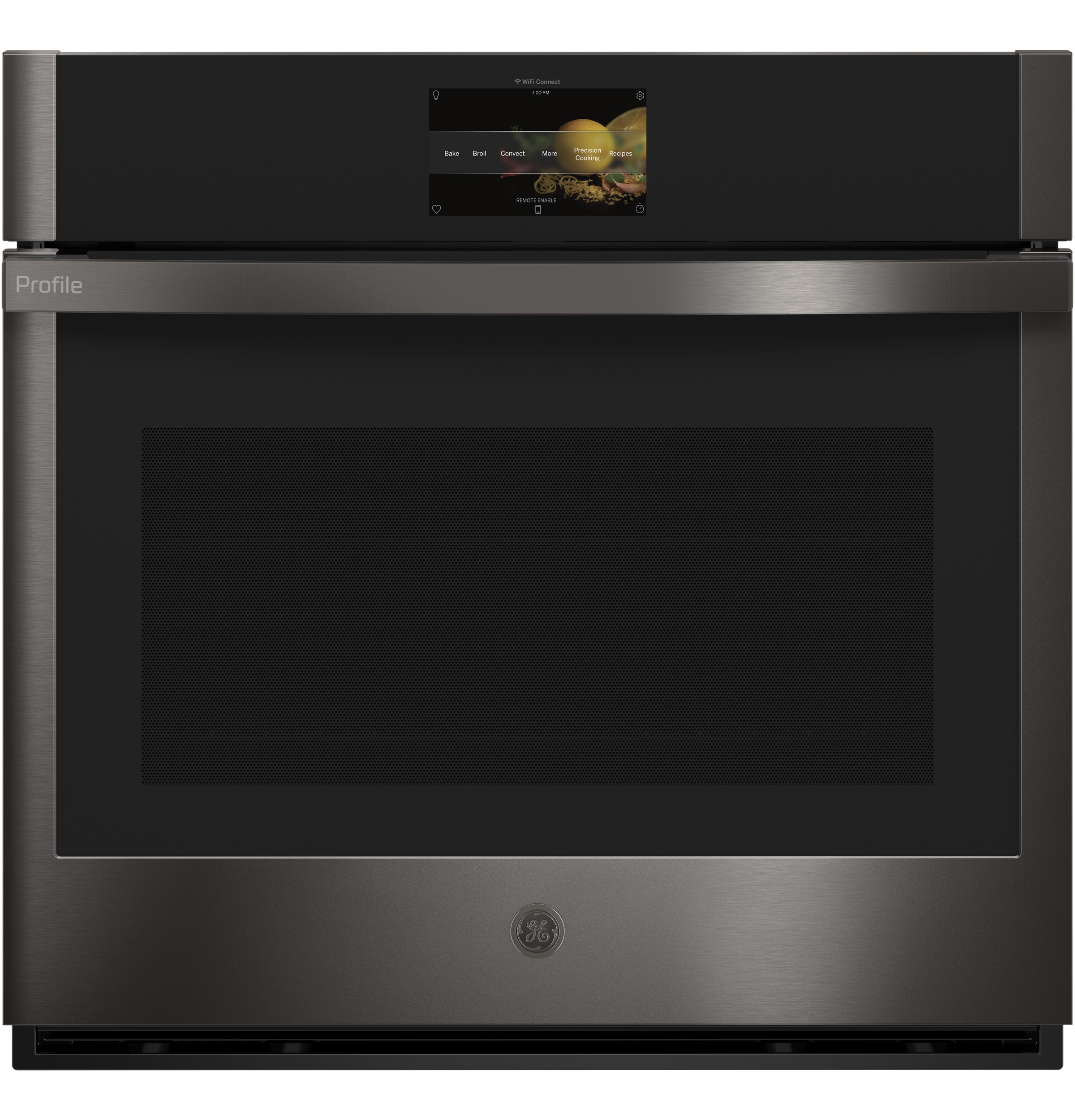 GE Profile™ 30" Black Stainless Electric Built In Single Oven