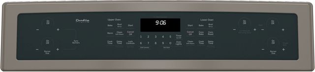 GE Profile™ 29.88" Slate Free Standing Double Oven Electric Range 3