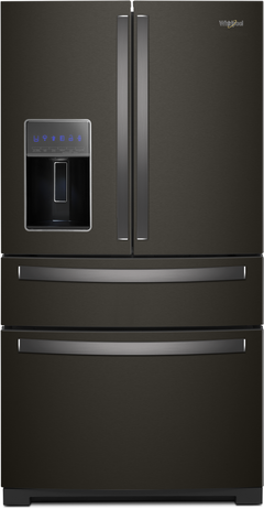 Whirlpool® 26.2 French Door Refrigerator-Fingerprint Resistant Black Stainless Steel