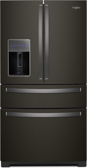 Whirlpool® 26.2 Cu. Ft. Fingerprint Resistant Black Stainless Steel French Door Refrigerator