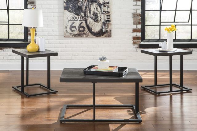 Tables d'appoint rectangulaire Airdon, gris, Signature Design by Ashley® 2