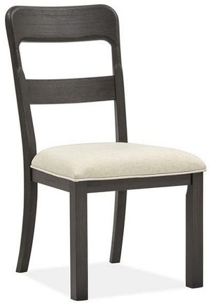 Magnussen Home® Sierra 2-Piece Obsidian Dining Side Chair Set with Upholstered Seat