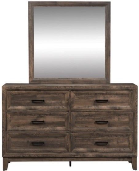Liberty Ridgecrest Cobblestone Dresser and Mirror 1